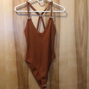 Brownish/Orange Bodysuit